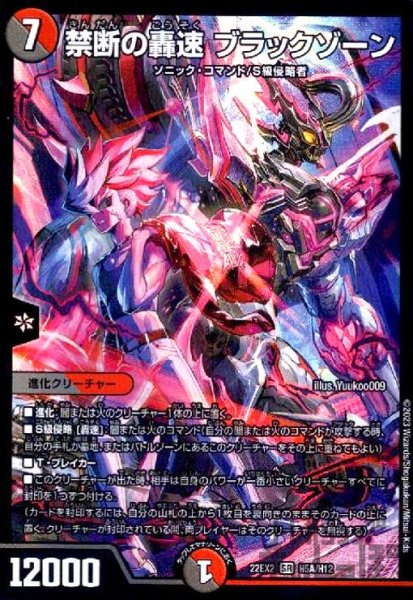 画像1: 禁断の轟速　ブラックゾーン【SR】【H5A/H12】 (1)