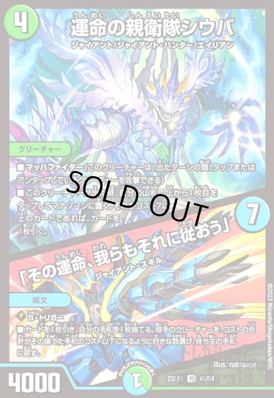 画像1: 運命の親衛隊シウバ/「その運命、我らもそれに従おう」[R][23EX1][45/84] (1)