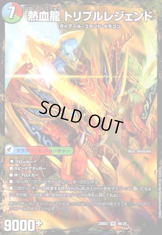 画像1: 熱血剣 レジェンドホーン/熱血龍 トリプルレジェンド(VR)(8a/20) (1)