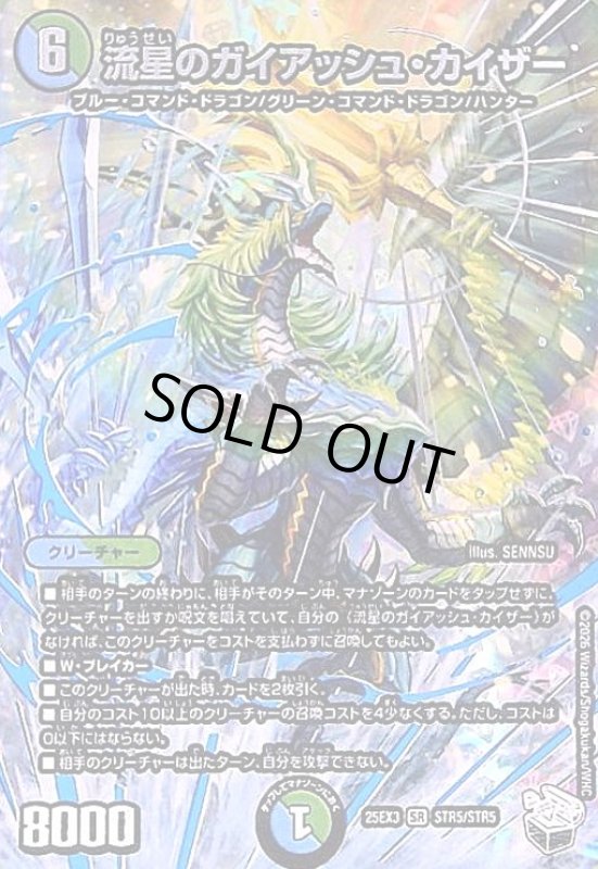 画像1: 流星のガイアッシュ・カイザー(SR)(STR5/STR5) (1)