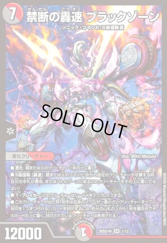 画像1: 禁断の轟速 ブラックゾーン(ノーマル仕様) (1)