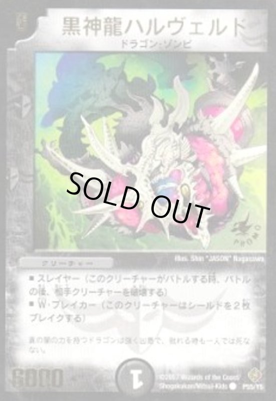 画像1: 黒神龍ハルヴェルド(PR)(P55/Y5) (1)