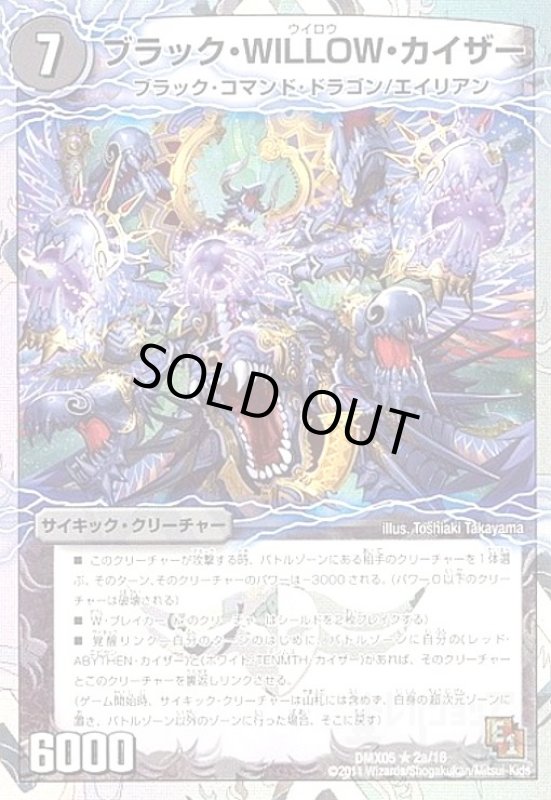 画像1: ブラックWILLOWカイザー/シャチホコGOLDENドラゴン (1)